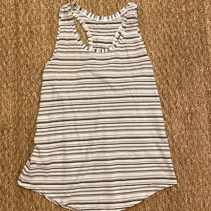 Lululemon Love Tank Black and White Stripe